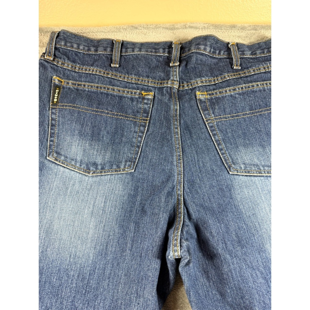 Cinch White Label Mens Relaxed Fit Straight Leg Blue Denim Jeans 38x32 Western - Picture 10 of 10